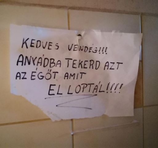 Nem szép dolog lopni