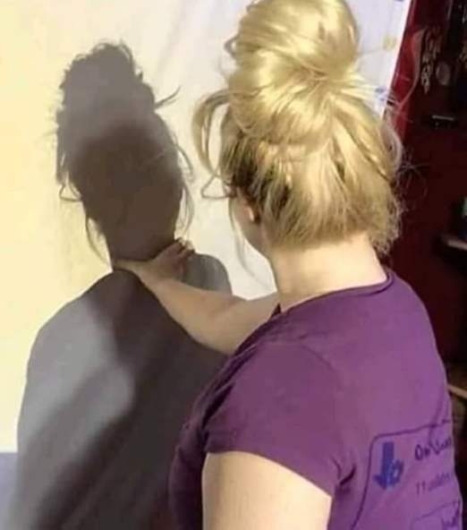 A nő, amikor nincs kivel veszekedjen