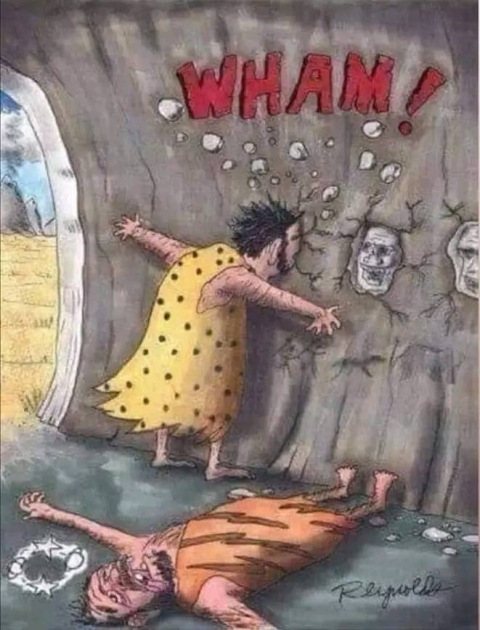 Szelfi készítés a kőkorszakban