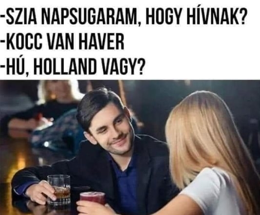 Szombat este a bárban