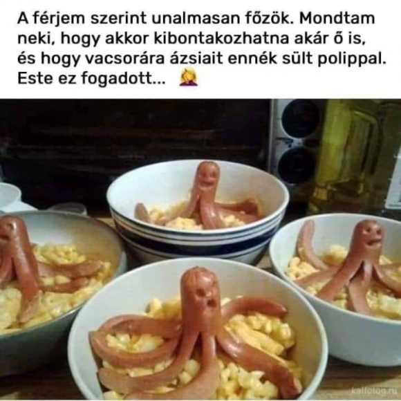 Apu bemutatta a főzőtudományát 🙂