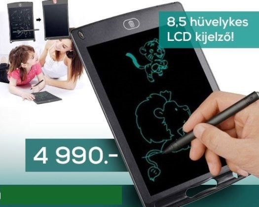 Digitális LCD rajztábla, nagy kijelzővel