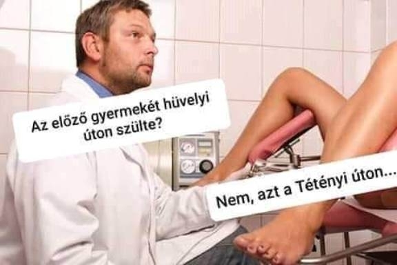 Nőgyógyásznál járt a szöszi