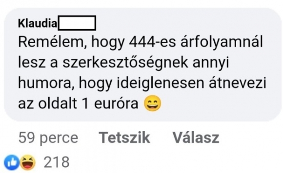 Napi top komment a 444.hu-n