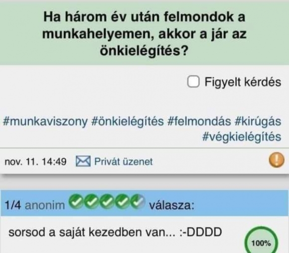 Befutott egy kérdés