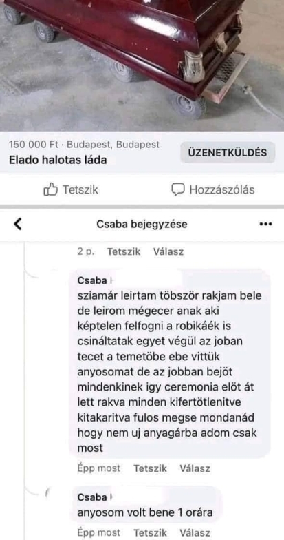 Csak egy órát volt benne a kedves mama