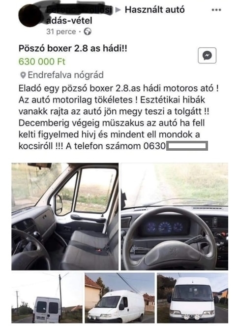 Pöszó boxer hádi eladó