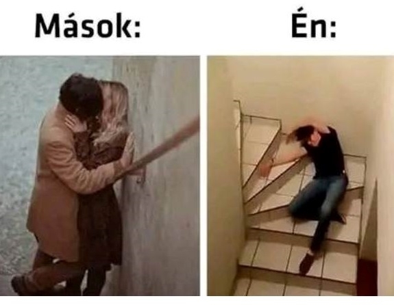 Mindenkinek vannak lépcsős emlékei