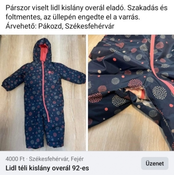 Nem szakadt, csak elengedte a varrás 