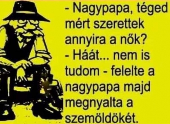 Érdeklődik az unoka