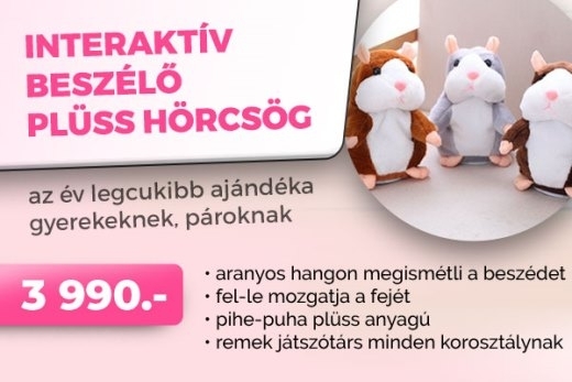 Egy menő ajándék a kicsiknek - Beszélő hörcsög (x)