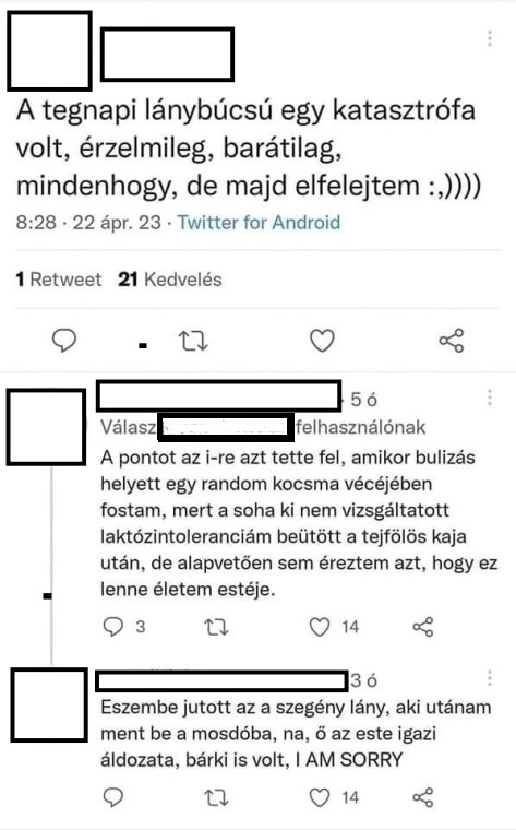 Neki szarul sikerült a tegnap estéje