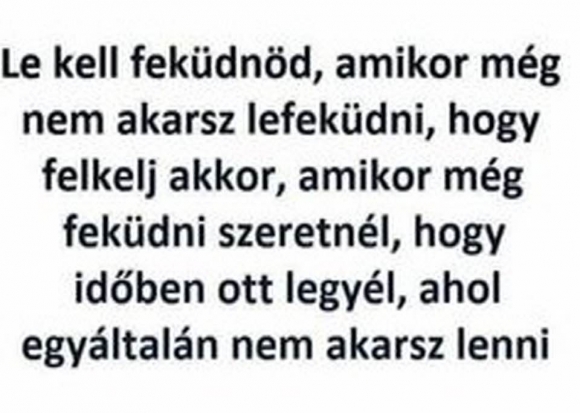 Napi definíció - hétköznap este