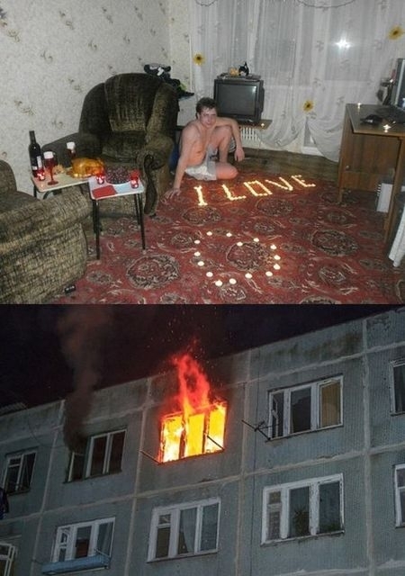 Csúnya véget ért a romantikus este