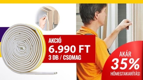 Öntapadós ajtó- és ablakszigetelő szalag (x)