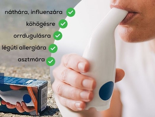 Nátha, megfázás, köhögés kínoz? - Lélegezz sópipával! (x)