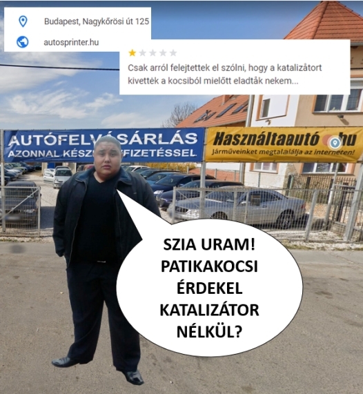 Már a katalizátor is extra