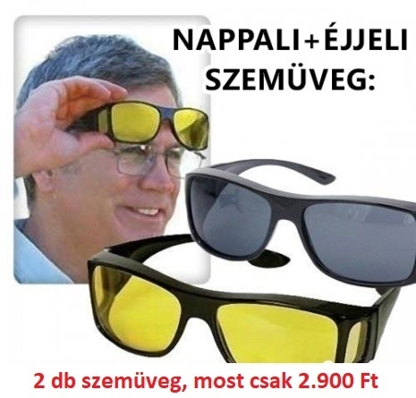 Látássegítő csomag autósoknak - 2 db szemüveg (x)