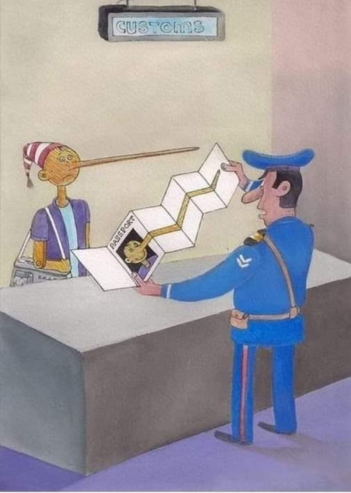 Kissé meglepődött a vámos munkatárs