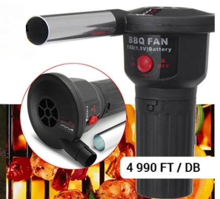 Elektromos grillfúvó nagy erejű ventilátorral (x)