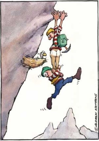 Hegymászok a pácban