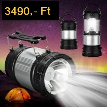 Összecsukható napelemes viharlámpa (x)