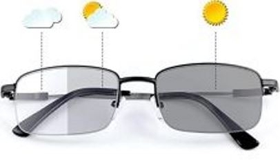 Fényre sötétedő olvasószemüveg - Viszlát, hunyorgás! (x)