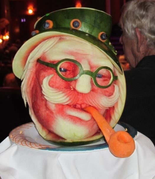 Egy kis dinnye művészet