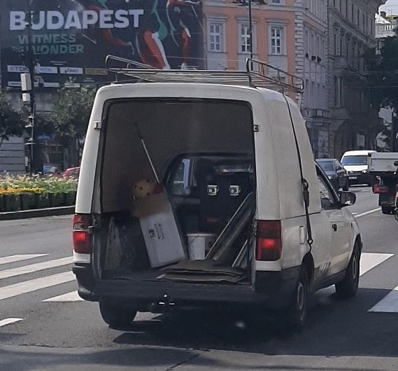 Budapesten járt a szállító