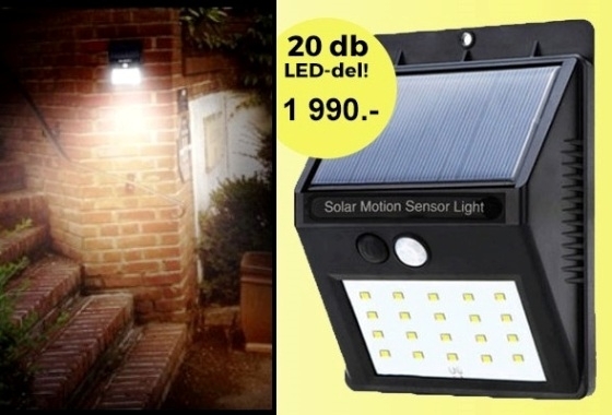 Mozgásérzékelős LED lámpa - FÉLÁRAS AKCIÓ (x)