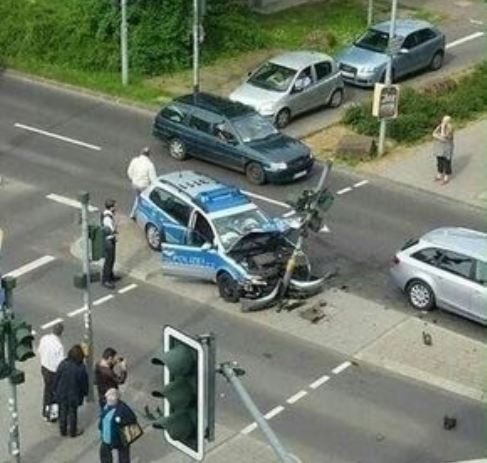Időnként a német rendőrök is hibáznak