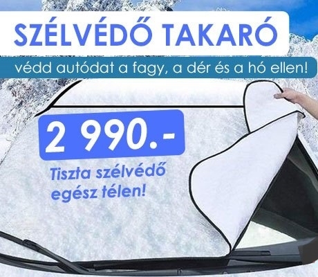 Szélvédőtakaró - Lassan szükség lesz rá (x)