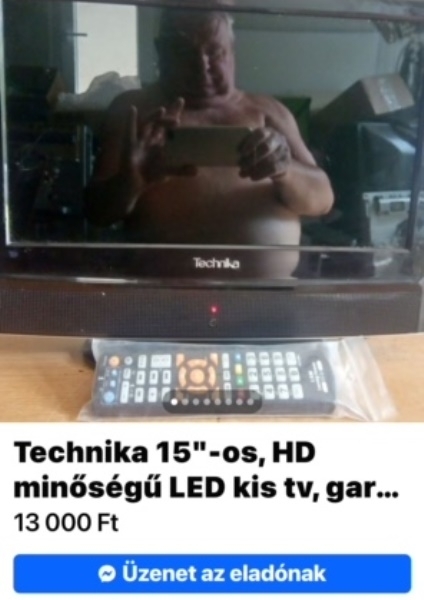 Nagyfater meghirdette eladásra a TV-t