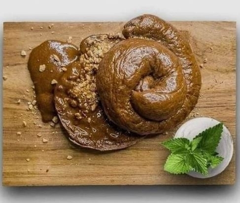 Mennyei csokis bagel, krémes mogyoróvajjal