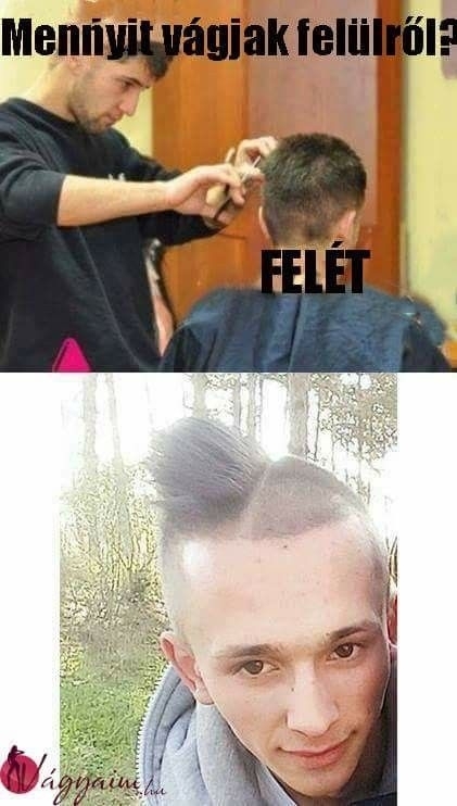 Eközben a fodrásznál