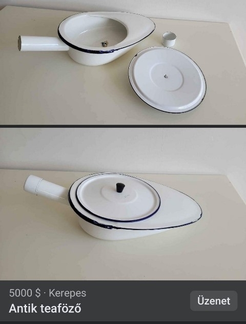Eladó antik teafőző