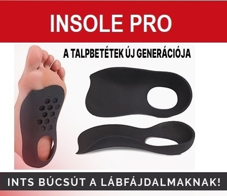 INSOLE PRO Lúdtalpbetét – Győzd le a lábfájást! (x)