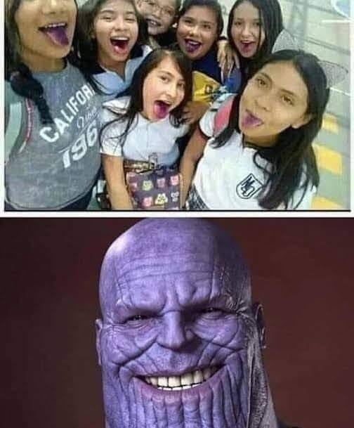 Thanos a szupergonosz, imádja a fiatal lányokat