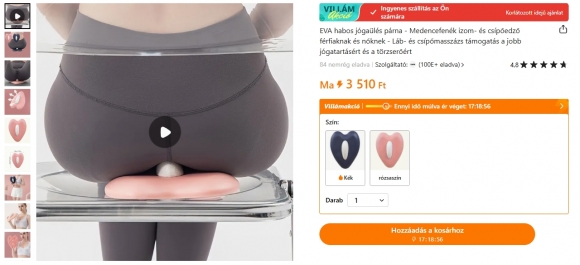 Rossz az aki rosszra gondol... Csak egy jógapárna