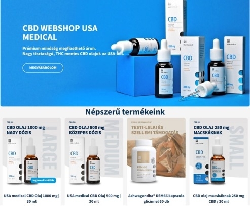 CBD olajok az USA-ból! (x)