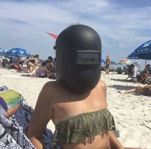 Ő így védekezett az UV-sugárzás ellen