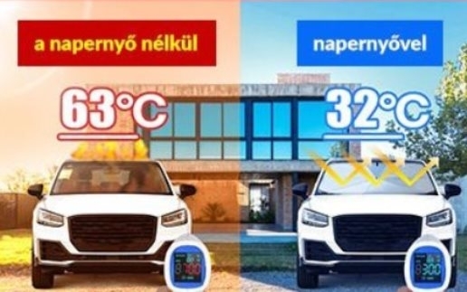 Újfajta autós napernyő most bomba áron - 1990 Ft (x)