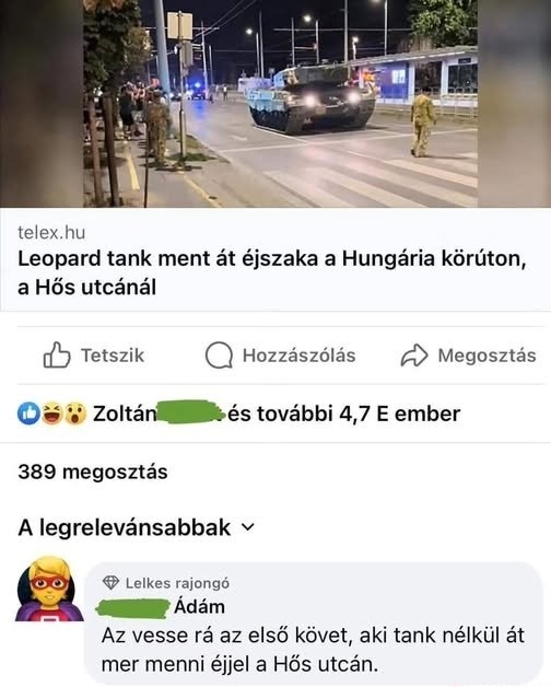 Napi top komment