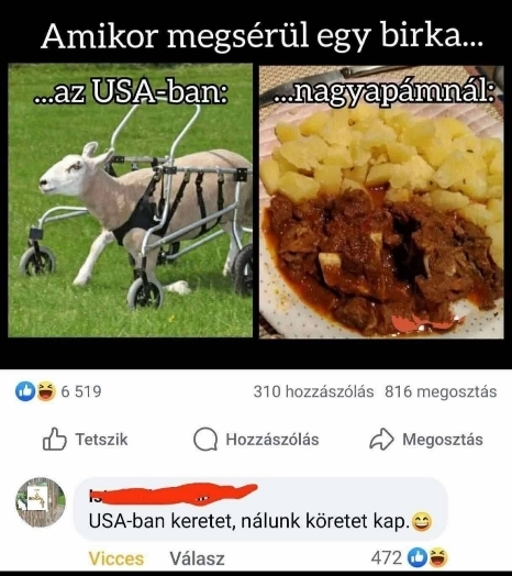 Bizarr komment érkezett a fészbúk poszt alá 🙁