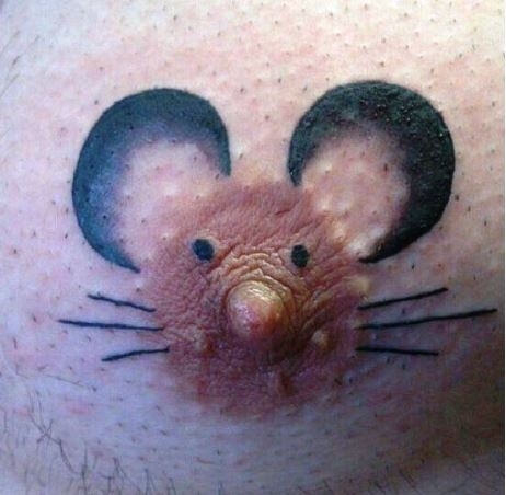 Vicces kreatív tetkó