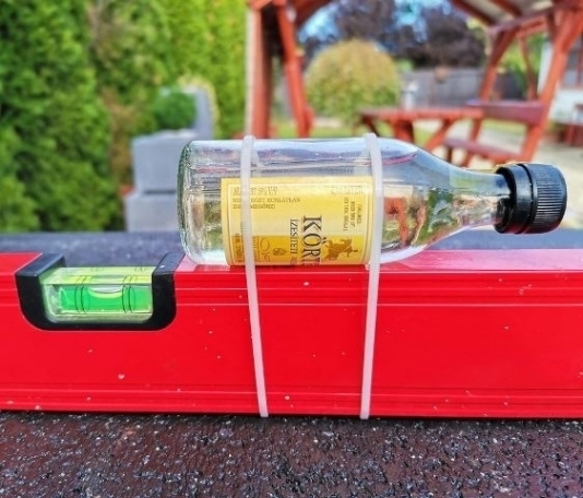 Vízszintes ellenőrzése