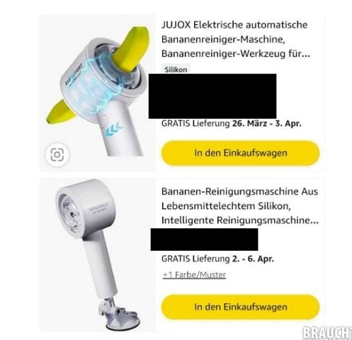 Egy jóféle banántisztító gépet esetleg?