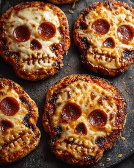 Halloween pizza vacsira