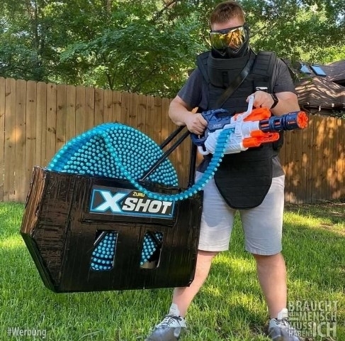 Felturbózott X-Shot - Itt jó sokáig nem fogy ki a lőszer!