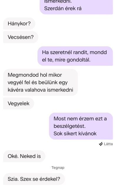 Amikor visszautasít a csaj, de te még teszel egy utolsó próbát